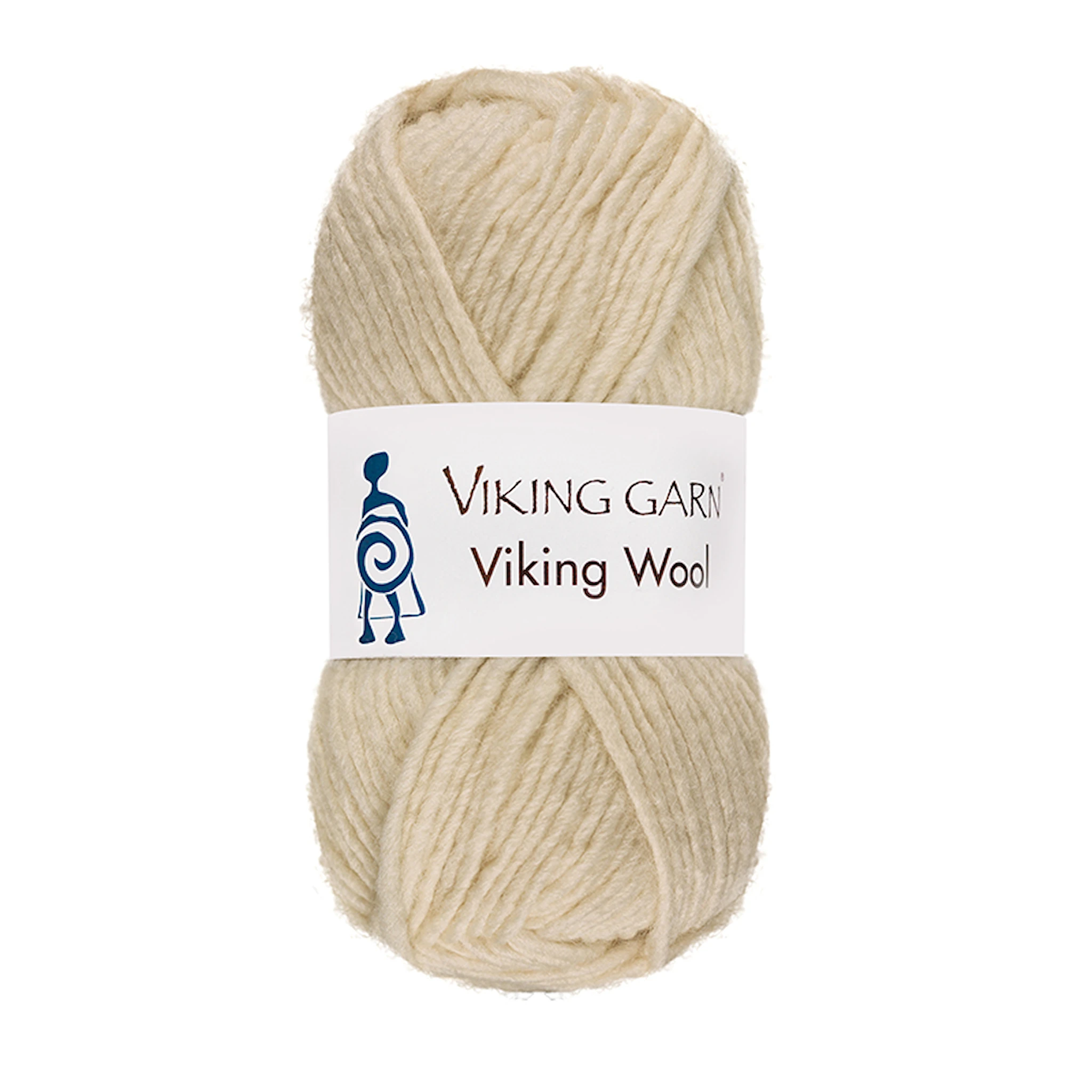 Produktbilde for Viking Wool Garn 50 g Hvit 500 Viking Garn