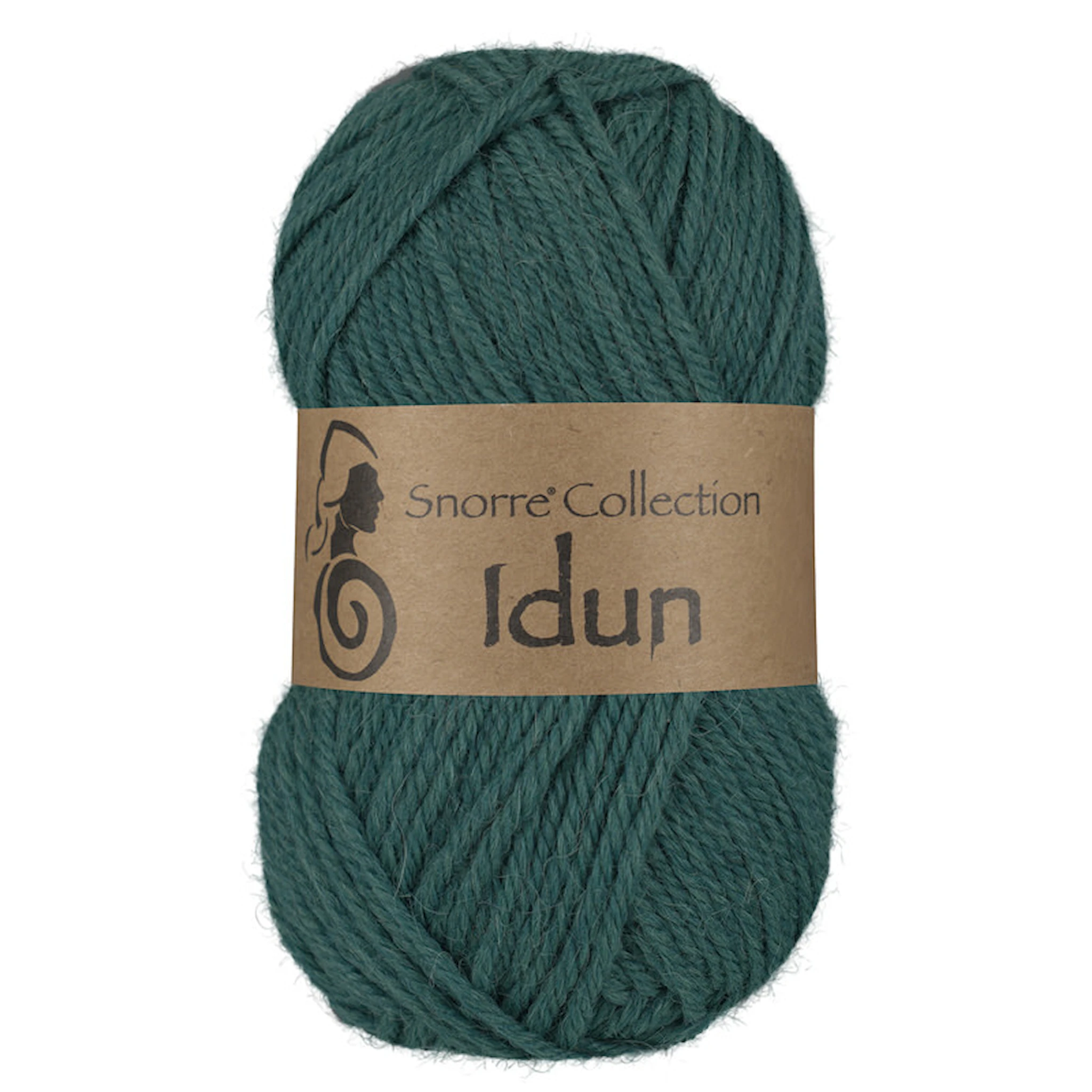 Produktbild för Idun Ull, Alpacka mix 50 gr Mörk Grön 633, Viking Snorre