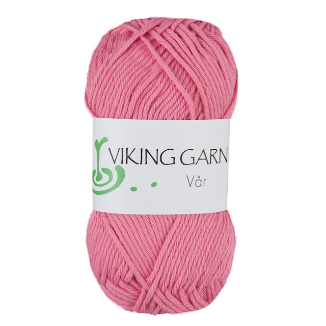 Vår Puuvillalanka 50 g roosa Viking Garn