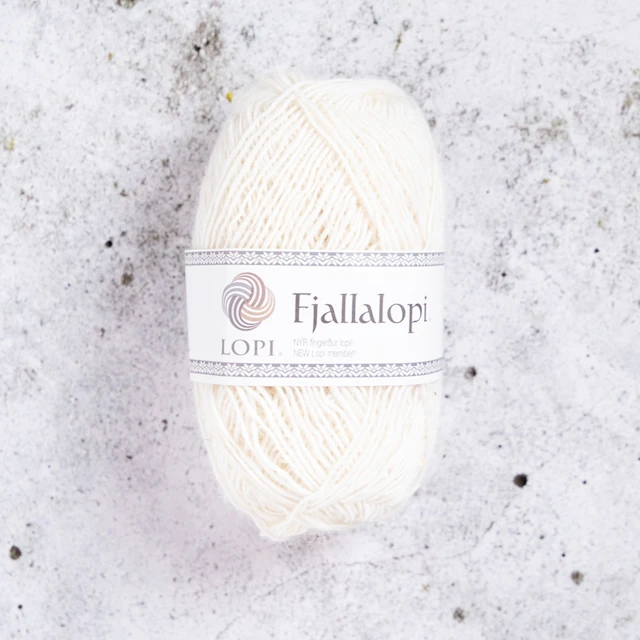 Fjallalopi Villalanka 50g Lily White 51 Istex
