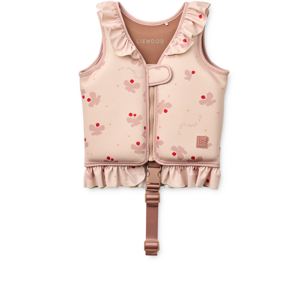 Dove-pelastusliivi 19–30 kg, perhos-/omenankukka-aiheinen Liewood