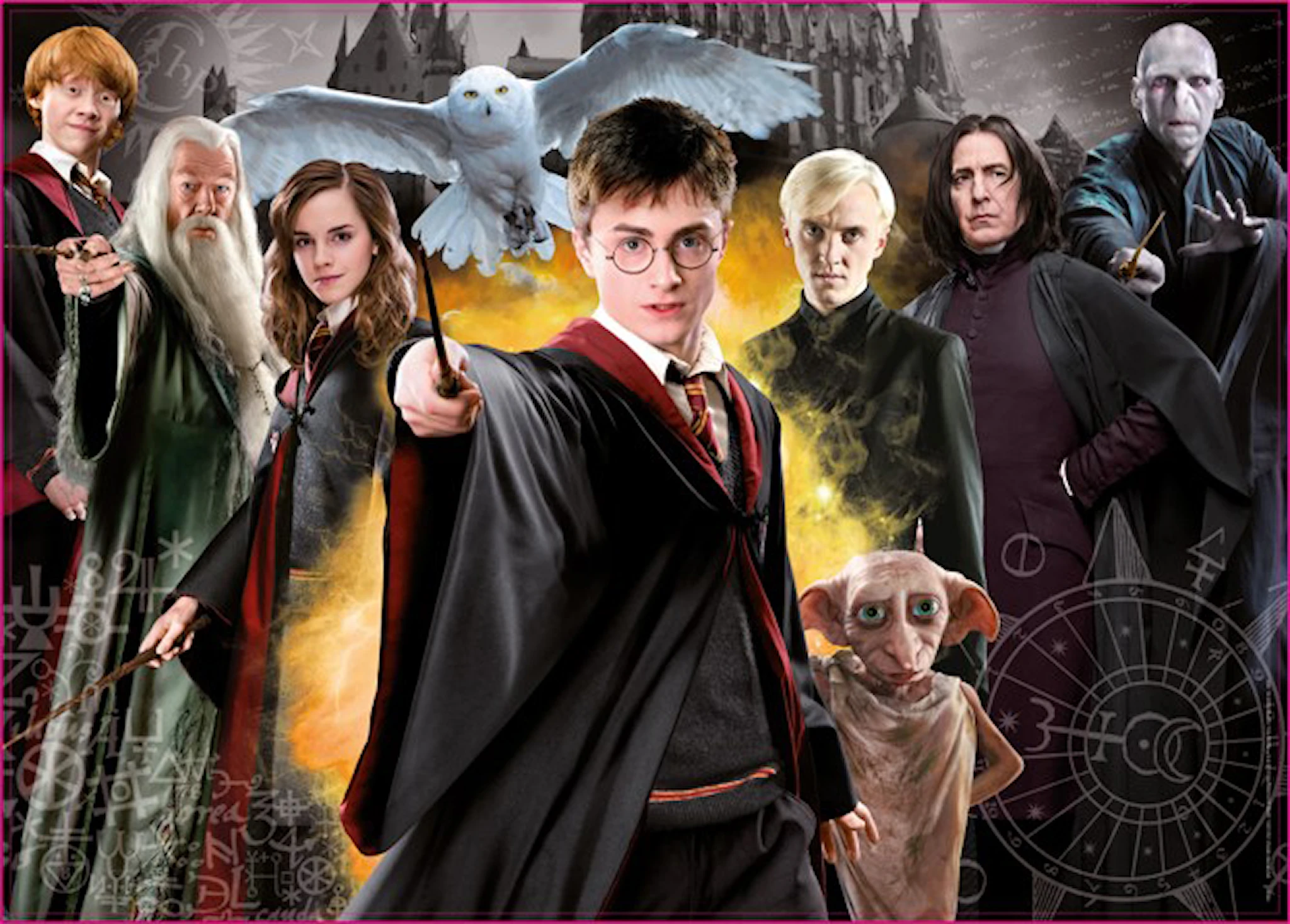Produktbild för Pussel Harry Potter 1000 bitar, Educa