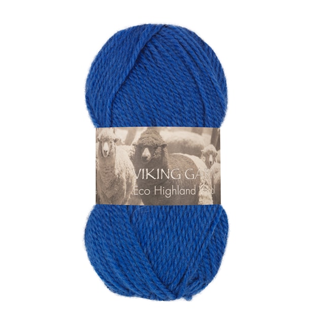 Highland Eco Wool 50 g Cobalt Blue 224 Viking Garn