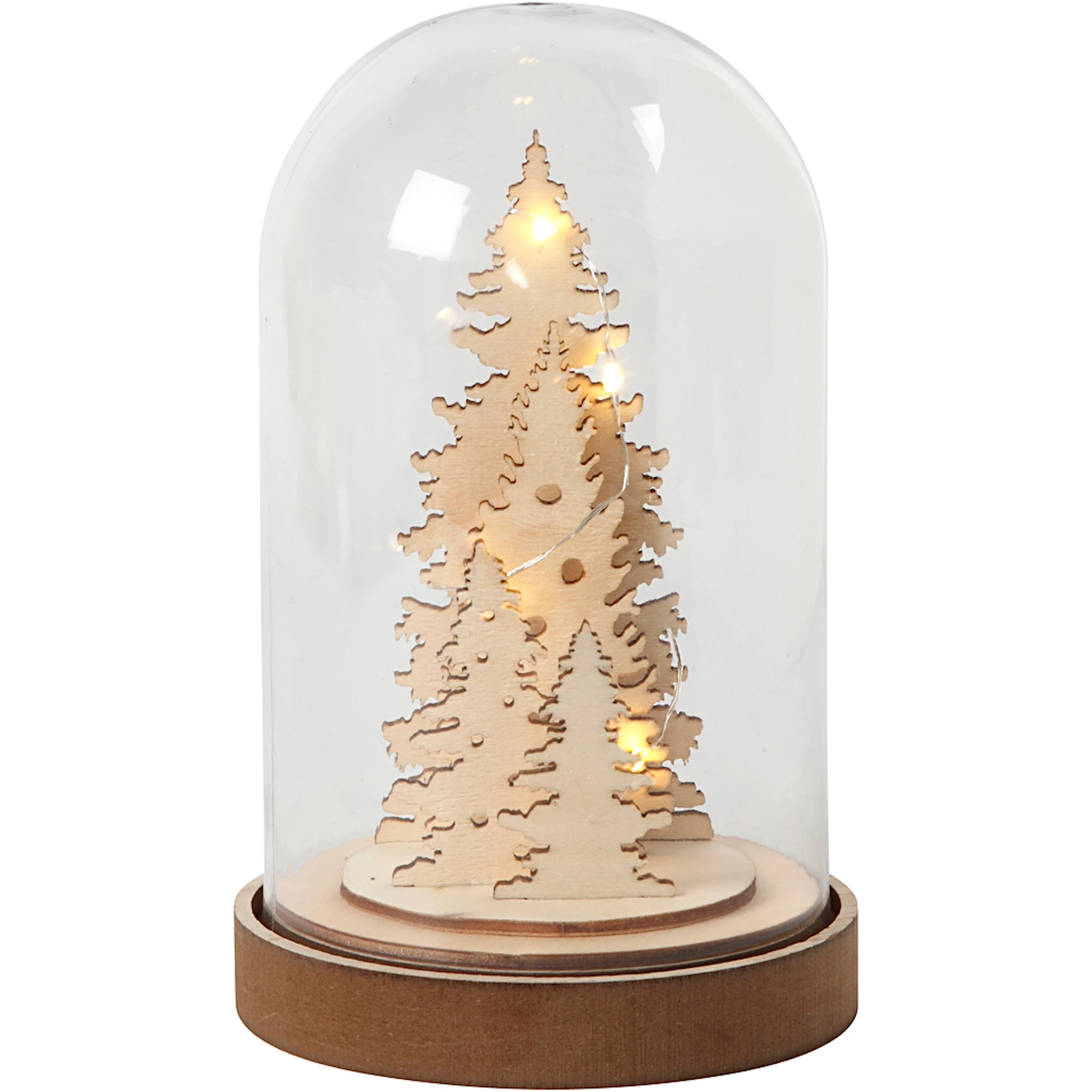 Produktbilde for Klokke på trefot, H: 18 cm, dia. 11 cm, 1 pk.