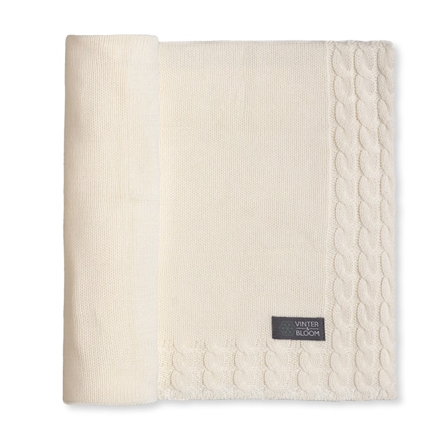 Tuotekuva 1 - Vauvan peitto Joy EKO Warm White Vinter & Bloom
