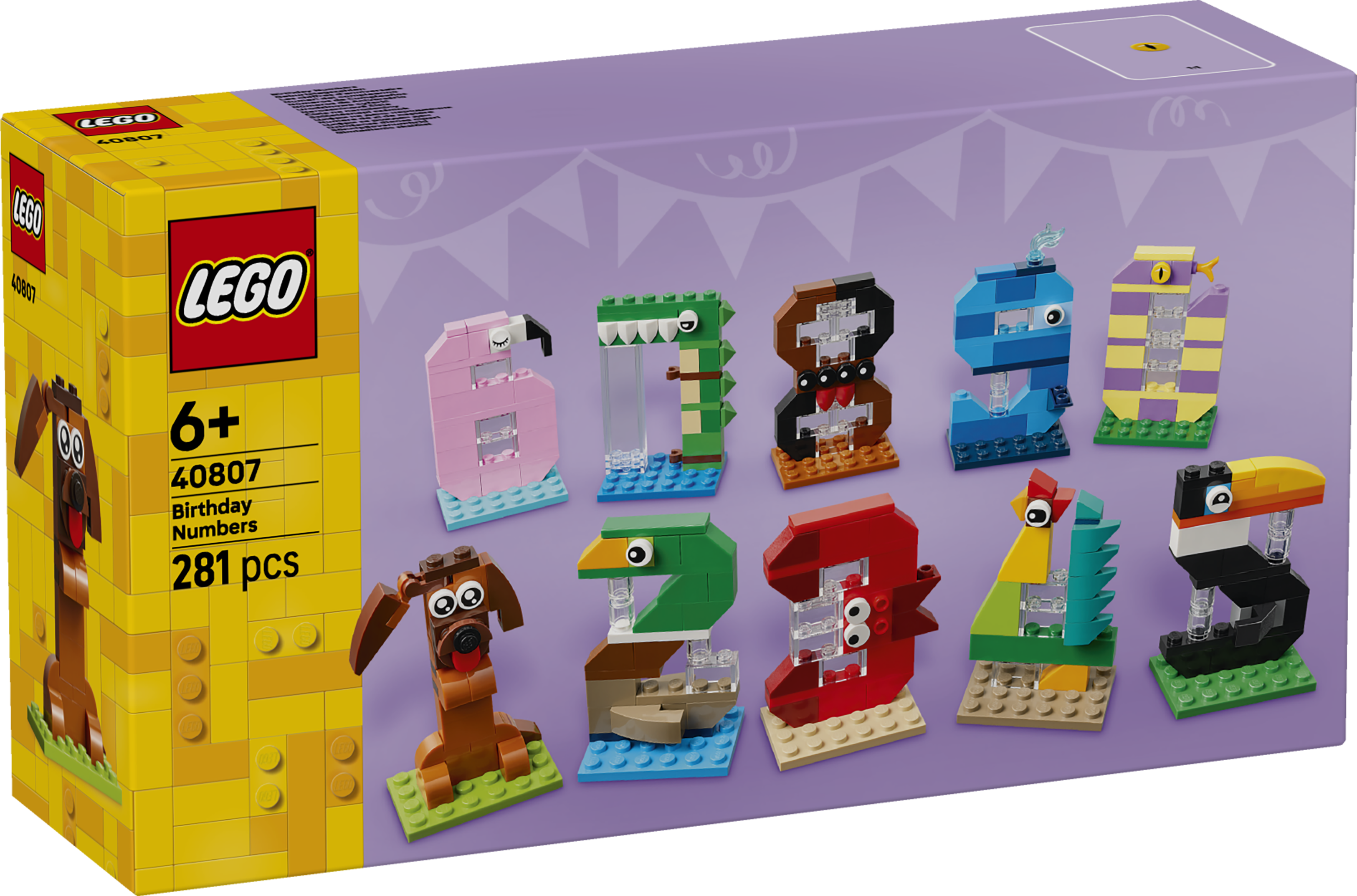 Födelsedagssiffror LEGO® Iconic (40807)