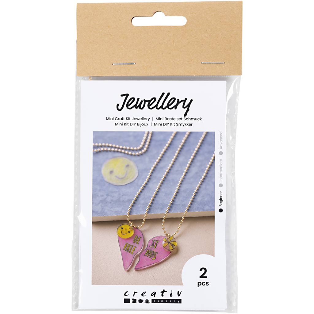 DIY Kit Vänskapshalsband i krympplast