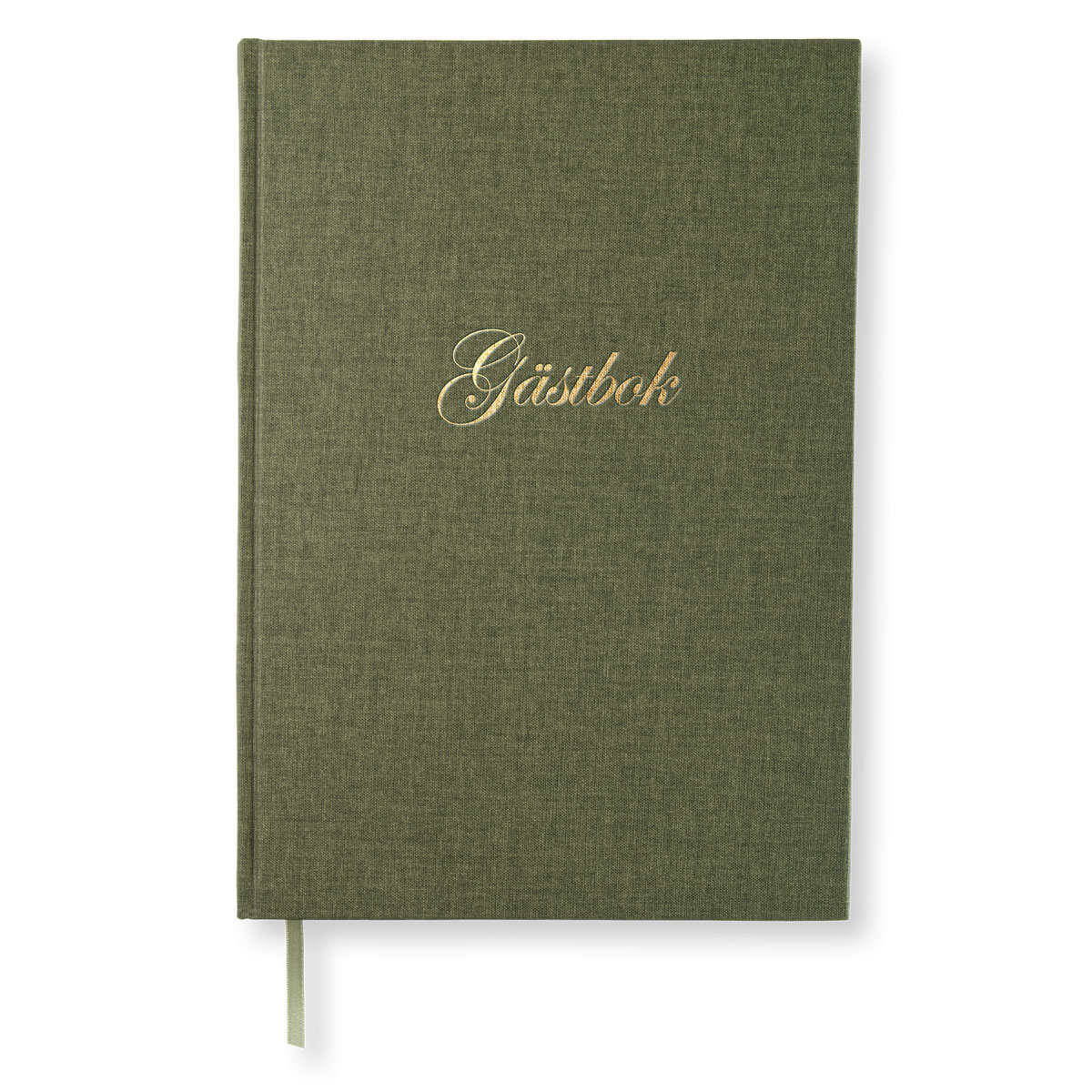 Gästbok 170 x 240 Khaki Green Paperstyle
