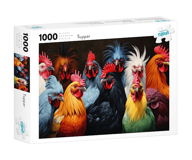 Tuotekuva 1 - Palapelit Roosters 1000 palaa, Tildas