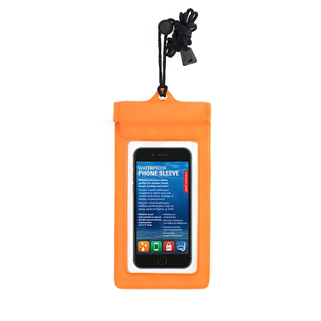 Mobilfodral Vattentätt orange Kikkerland