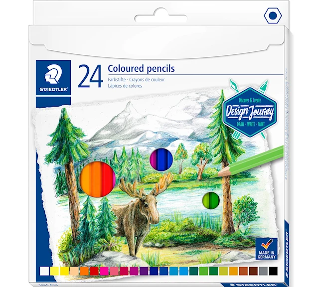 Design Journey -värikynät, 24 kpl/pakkaus, Staedtler