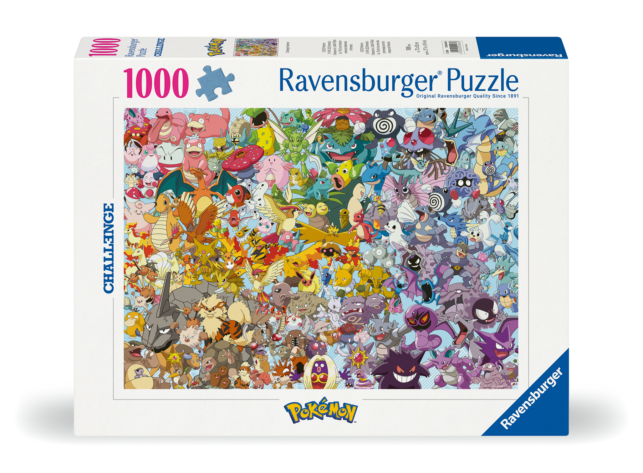 Challenge Pokémon Palapelit 1000 palaa, Ravensburger