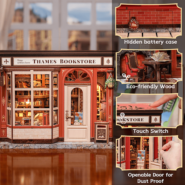 Tuotekuva 2 - Midi Book Nook Thames Bookstore CuteBee