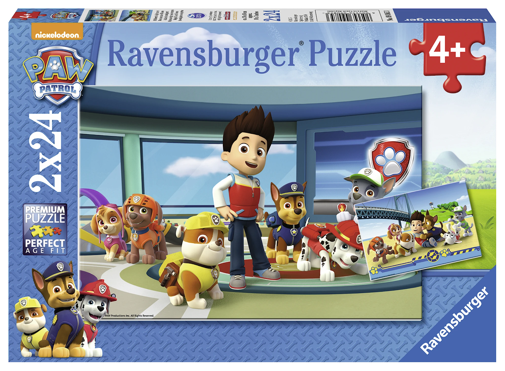 Produktbild för Paw Patrol Helpful good noses Pussel 2x24 bitar Ravensburger