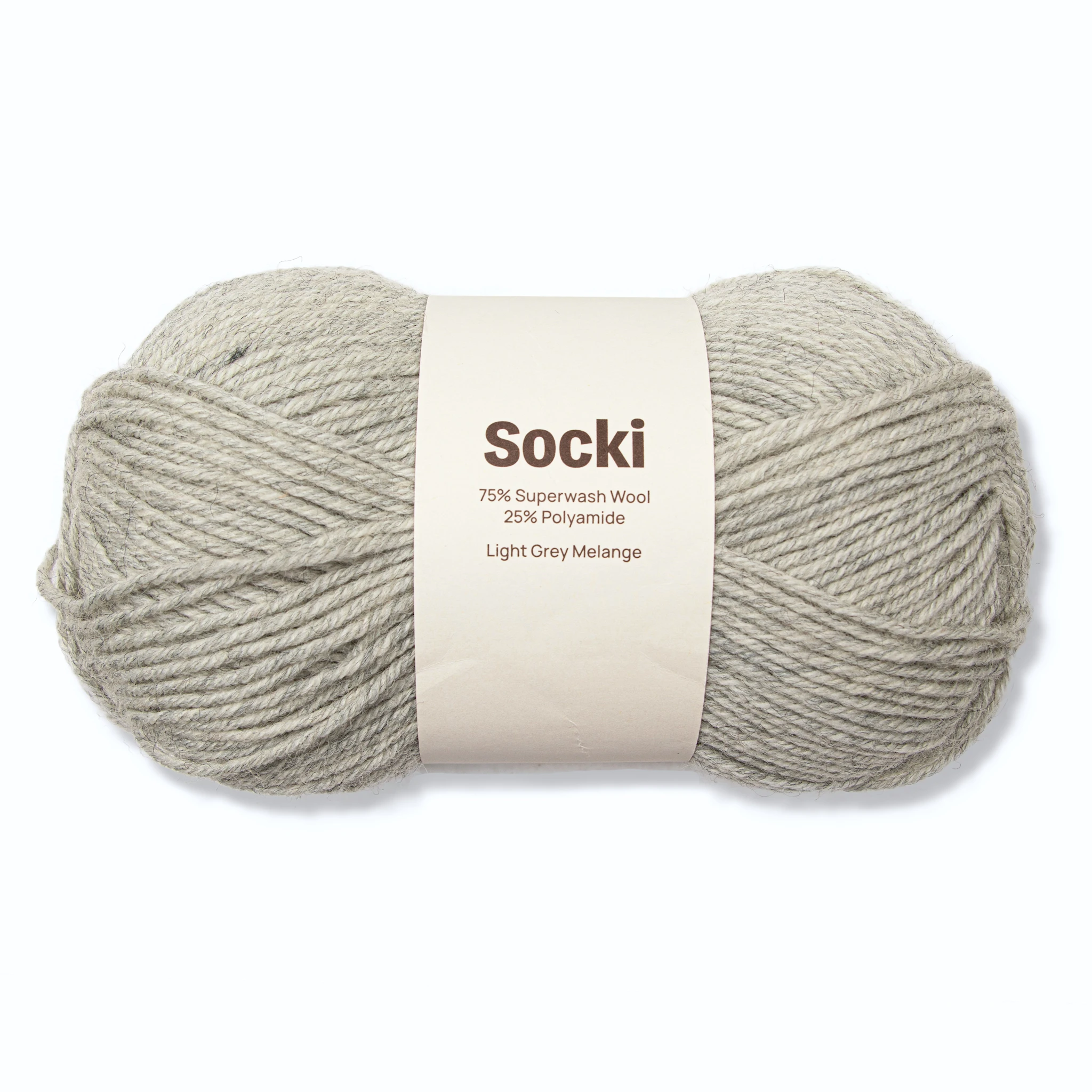Produktbilde for Socki Garn Ensfarget Ullmiks 100 g Adlibris