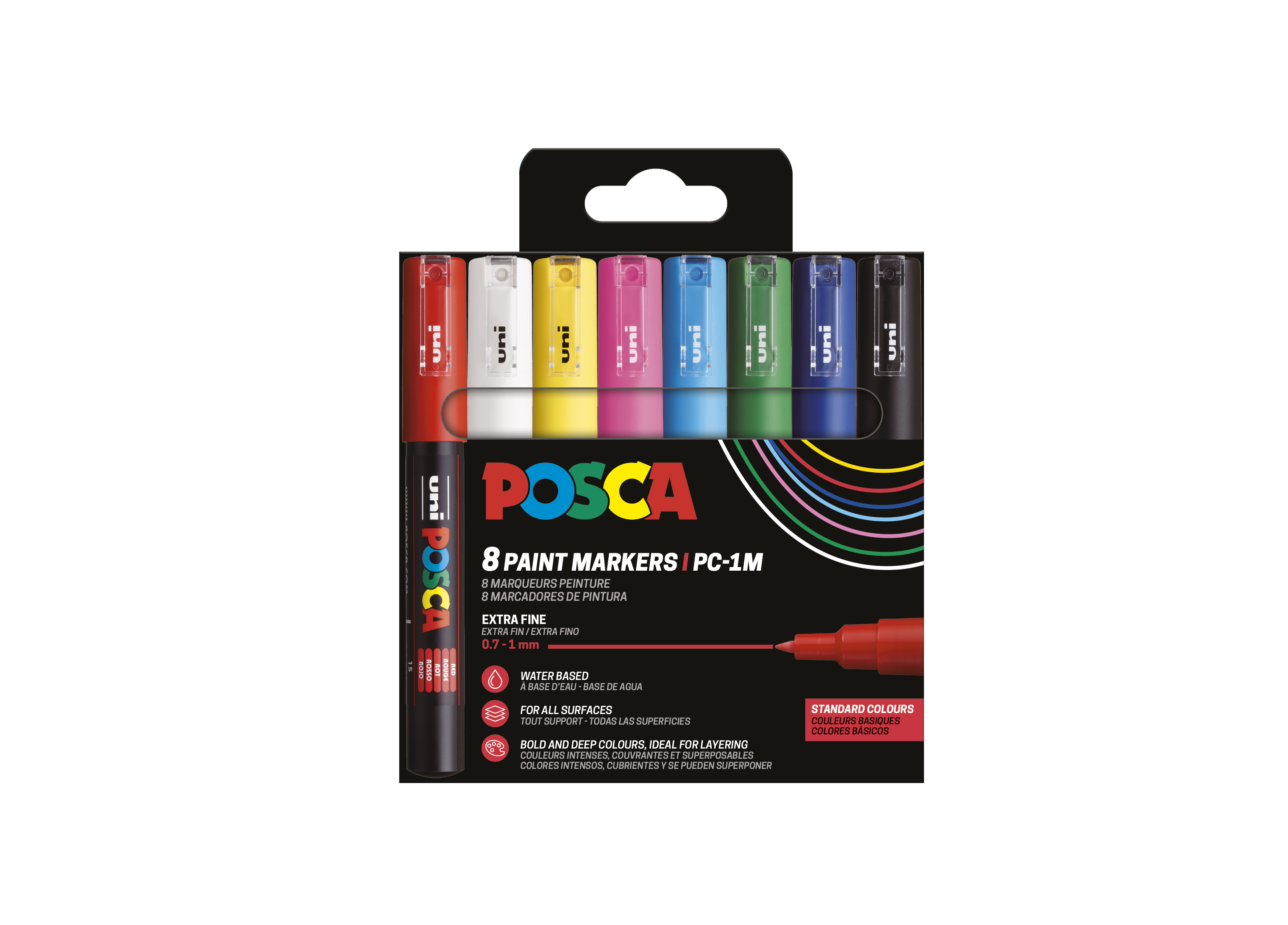 Posca Marker Set 8-p basf&auml;rger