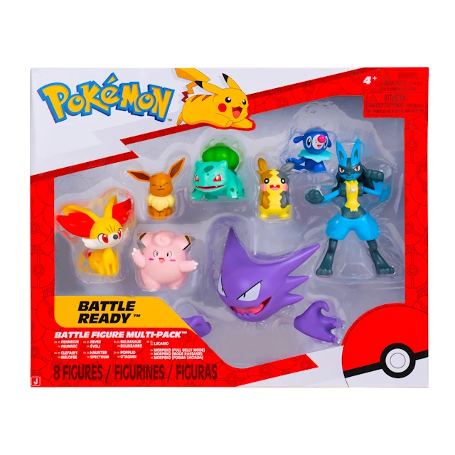 Figuurisetti taisteluhahmoilla, 8 Pokémonin pakkaus
