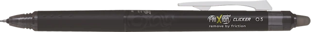 FriXion Point Clicker 0.5 - Rollerball-kynä geelimusteella - Musta - Kapea kärki Pilot
