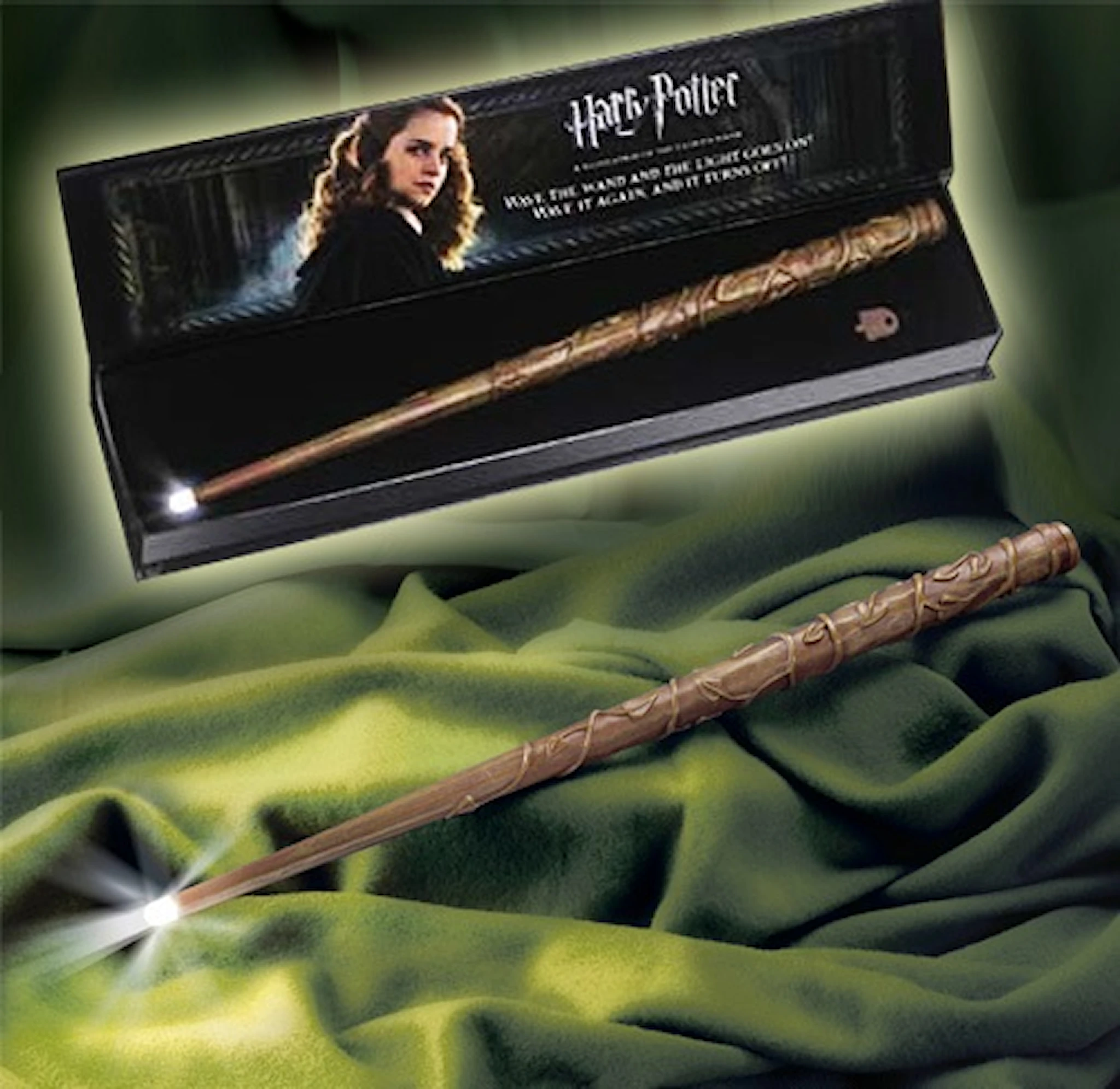 Produktbild för Harry potter Hermione Trollstav Med Lysande Spets
