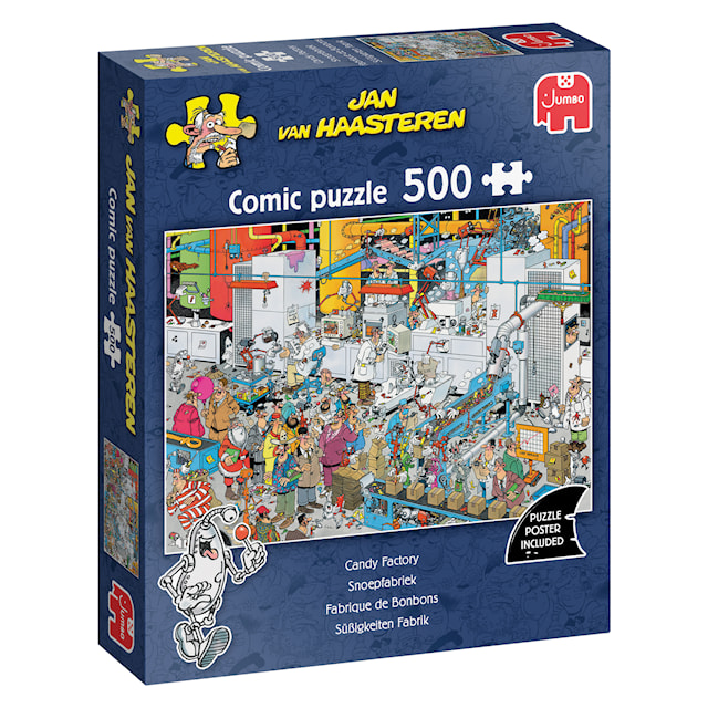 Tuotekuva 1 - Jan van Haasteren - Candy Factory palapeli 500 palaa