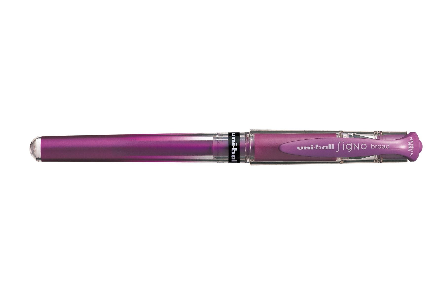 Rollerpenna Signo Broad UM-153 Pink, Uni-Ball
