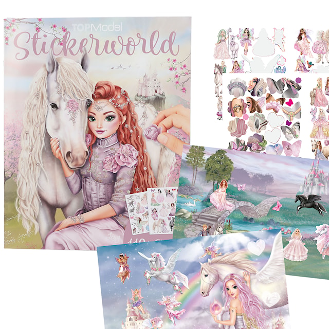 Produktbilde 2 for Klistremerkebok Viva Violet TOPModel