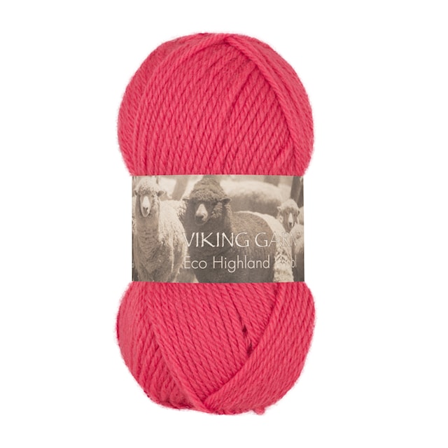 Highland Eco Wool 50 g Pink 265 Viking Garn