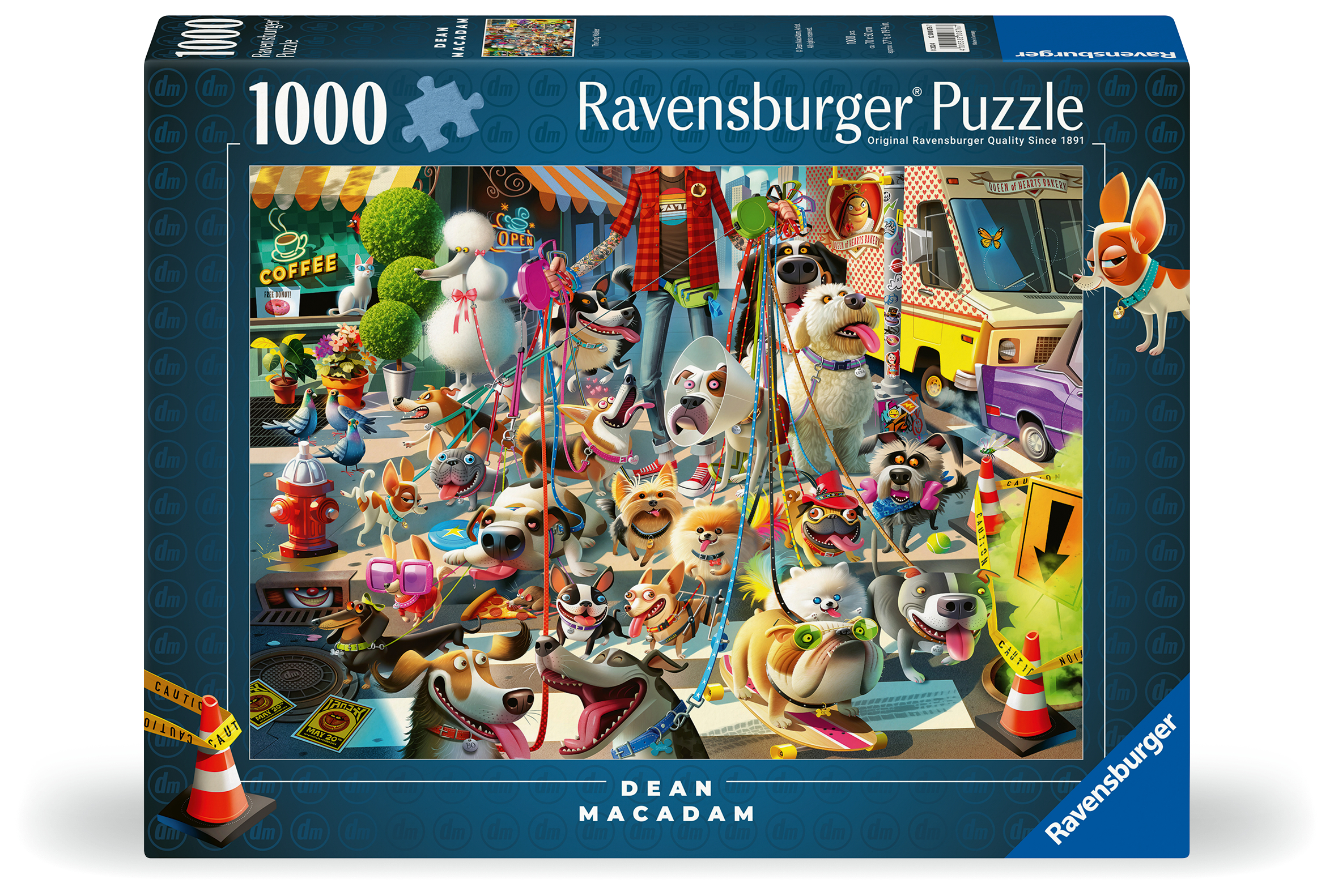 Palapelit The Dog Walker 1000 palaa, Ravensburger