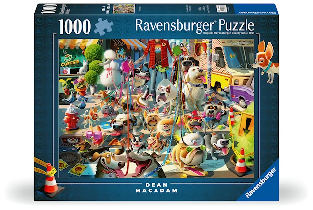 Pussel The Dog Walker 1000 bitar, Ravensburger
