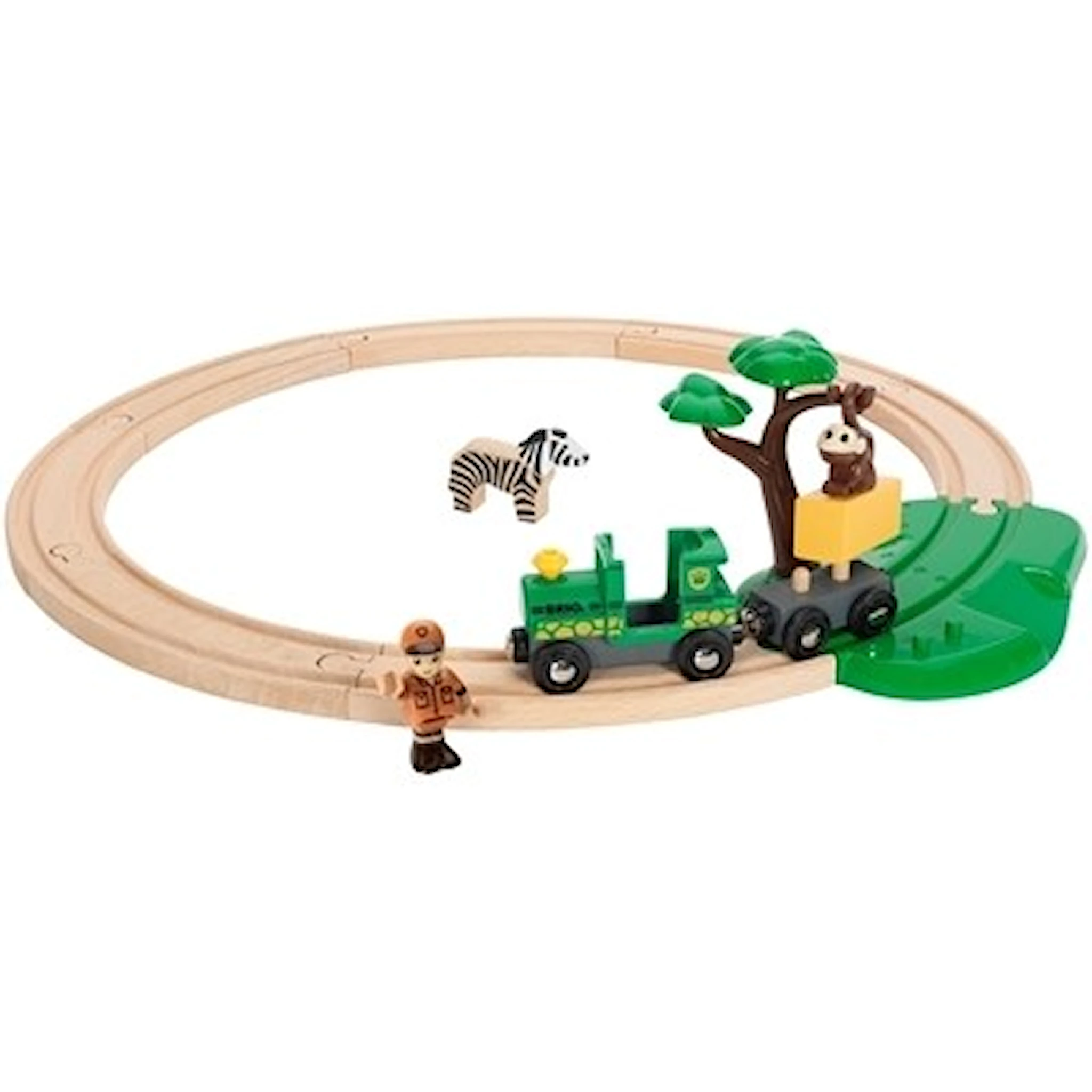 Produktbilde for Safari jernbanesett, Brio Trejernbane