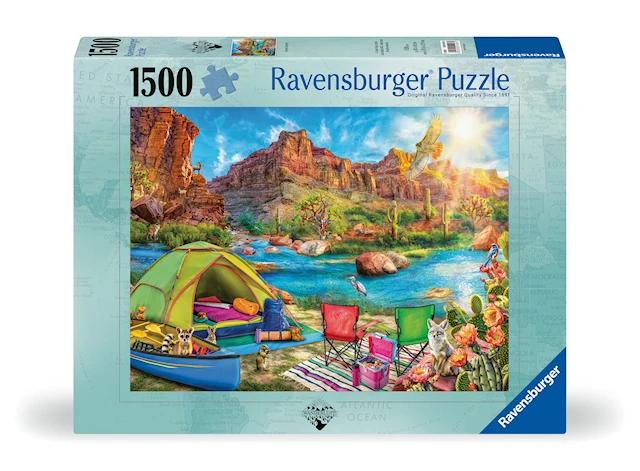 Pussel Canyon Camping 1500 bitar, Ravensburger