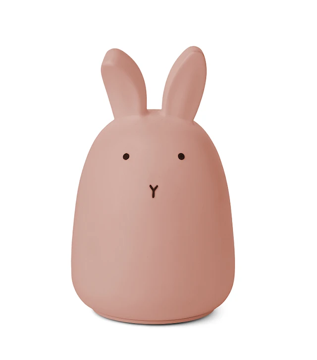 Winston Nattlampa Rabbit Dark Rose Liewood