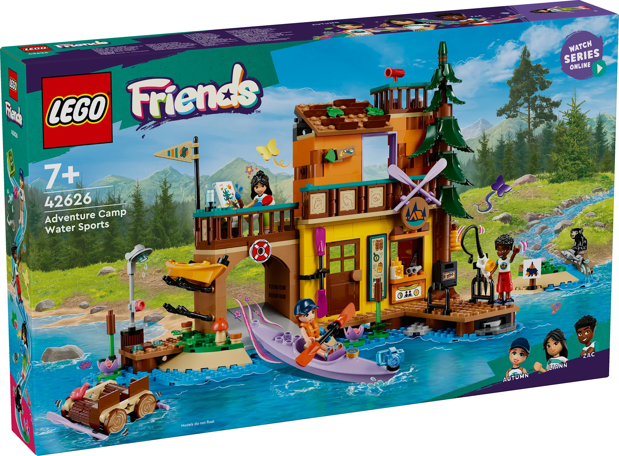 Produktbild för Äventyrsläger – Vattensporter LEGO® Friends (42626)