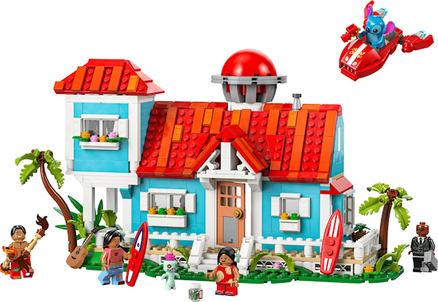Produktbild 2 för Lilo och Stitch – strandhus LEGO® Disney™ (43268)