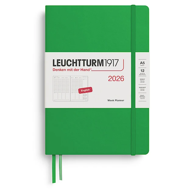 Week Planner 2026 A5 Spring Leaf Leuchtturm1917