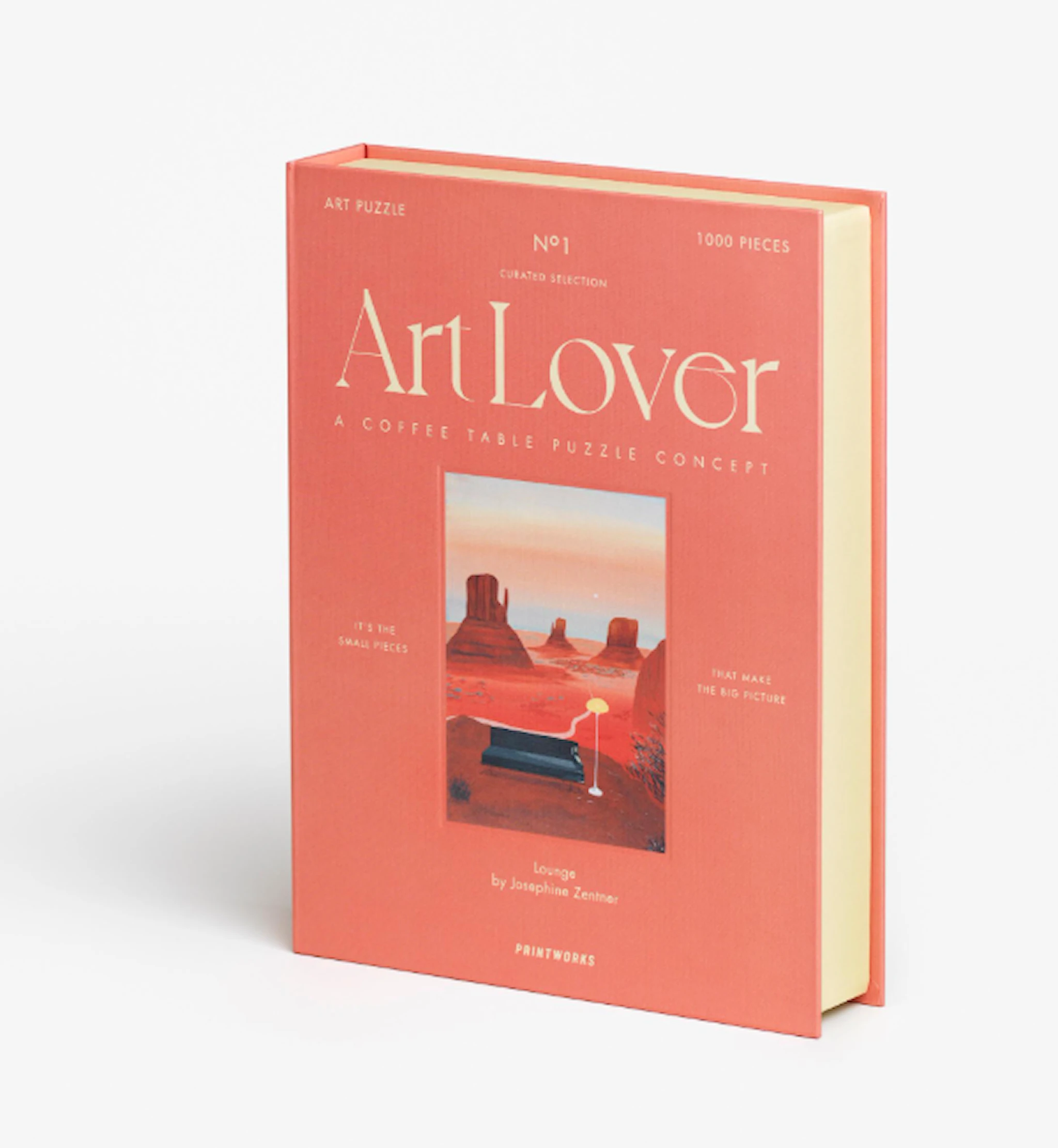 Produktbild för Art Lover Book Lounge Pussel 1000 Bitar Printworks