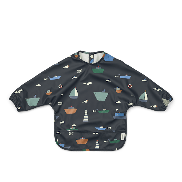 Produktbild 1 för Merle Haklapp med Ärmar Sailing/Classic Navy Liewood