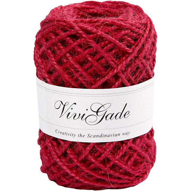Produktbilde 2 for Naturhamp, tykkelse 1-2 mm, 30 m, pink