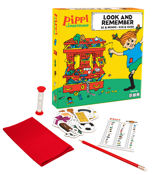 Produktbilde 5 for Barnespill Pippi Langstrømpe Se & Husk (SE/NO/DK)