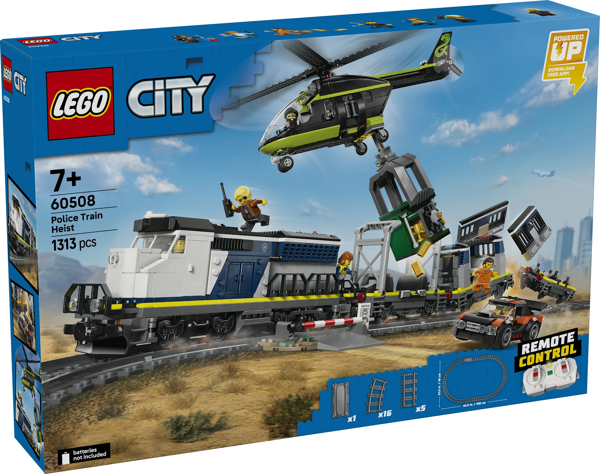 Tuotekuva ille Poliisijunan ryöstö LEGO City (60508)