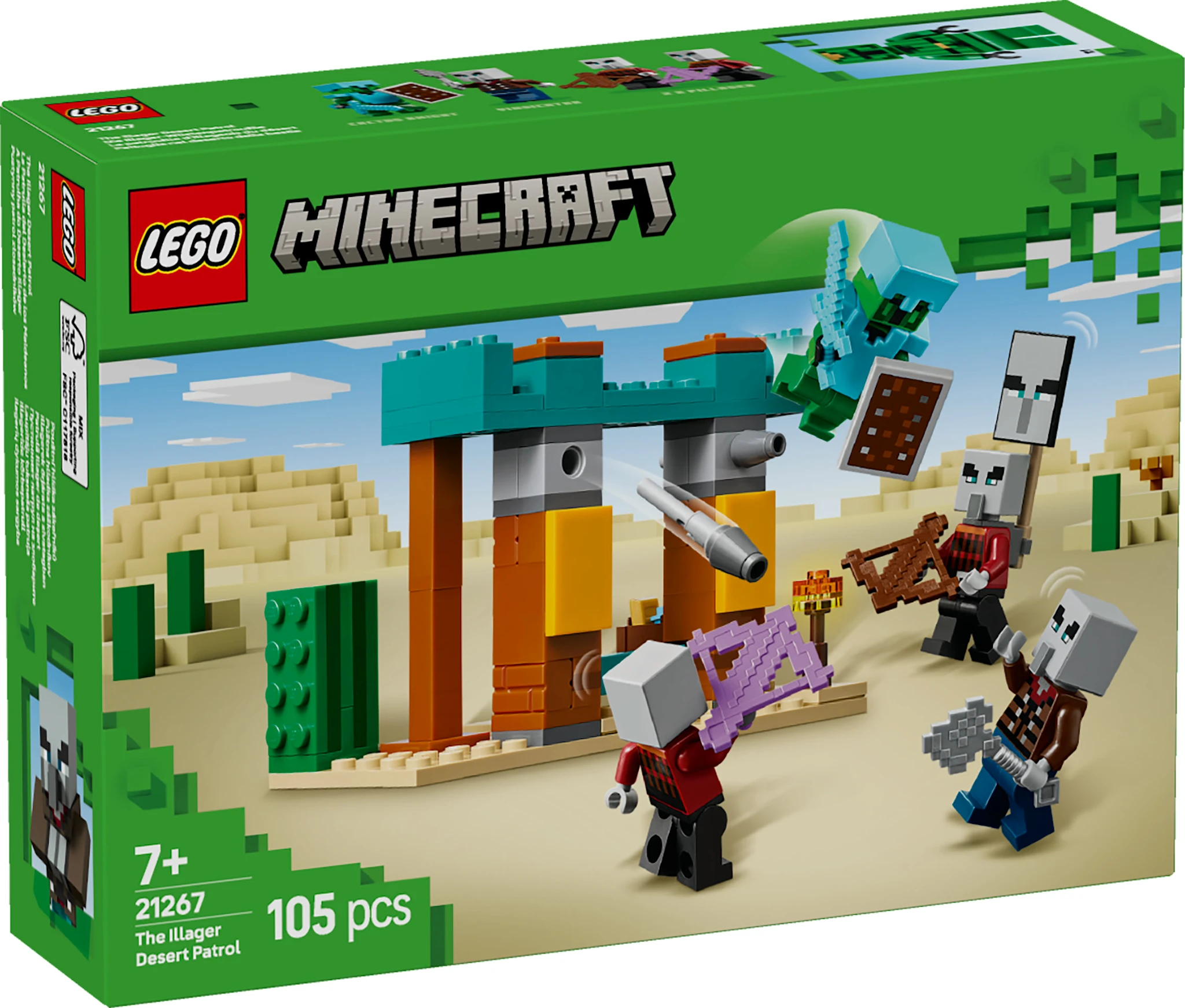 Tuotekuva ille Pahalaisten aavikkopartio LEGO® Minecraft (21267)