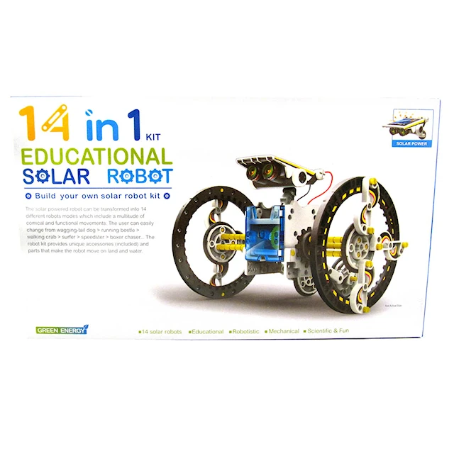 SOLAR ROBOT KIT 14in1 31.5cm