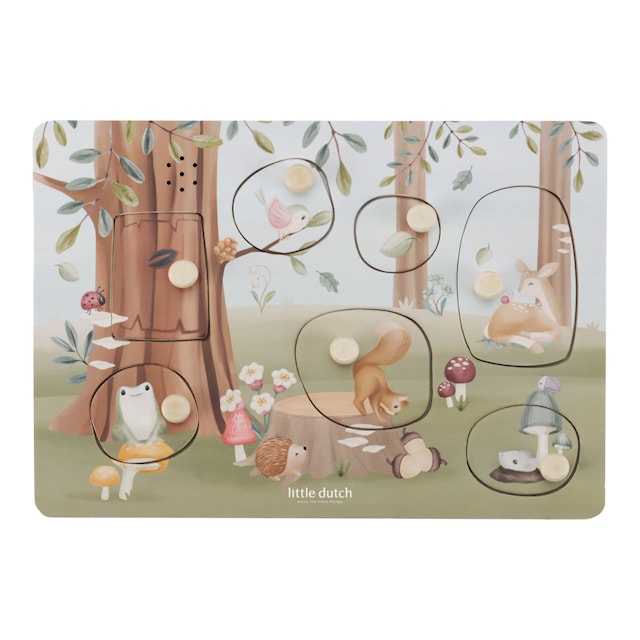 Produktbilde 1 for Forest Friends Puslespill med Lyd Little Dutch