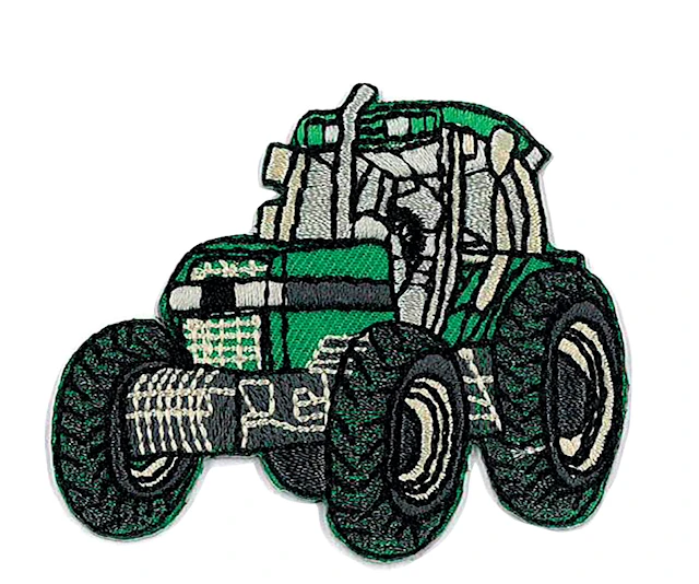 Applikation Traktor 5,5 x 6,5 cm Trend-Tex