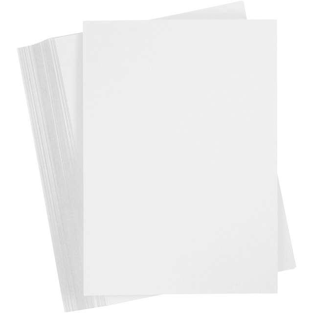 Tuotekuva 1 - Kartonki, A4, arkki 210x297 mm, 180 g, valkoinen, 100 ark/ 1 pkt