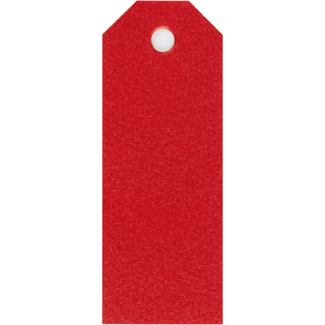 Manillaetiketit, koko 3x8 cm, 220 g, punainen, 20 kpl/ 1 pkt