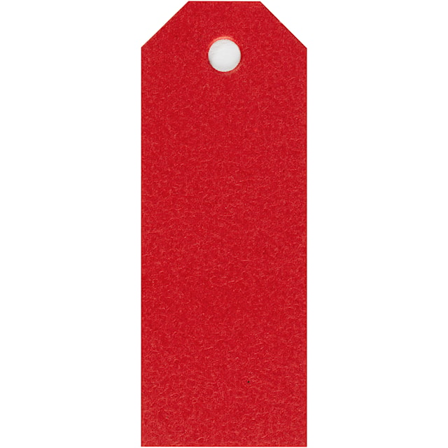 Produktbilde 1 for Manillamerker, str. 3x8 cm, 220 g, rød, 20 stk./ 1 pk.