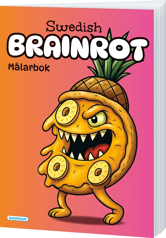 Målarbok Swedish Brainrot