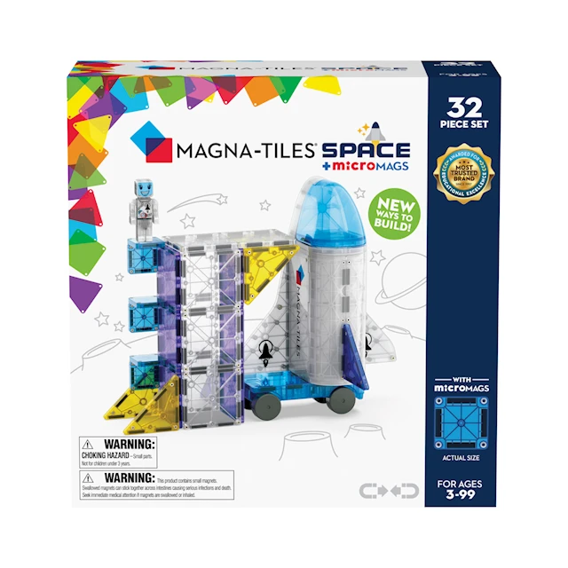 Space 32 Bitar Magna-Tiles