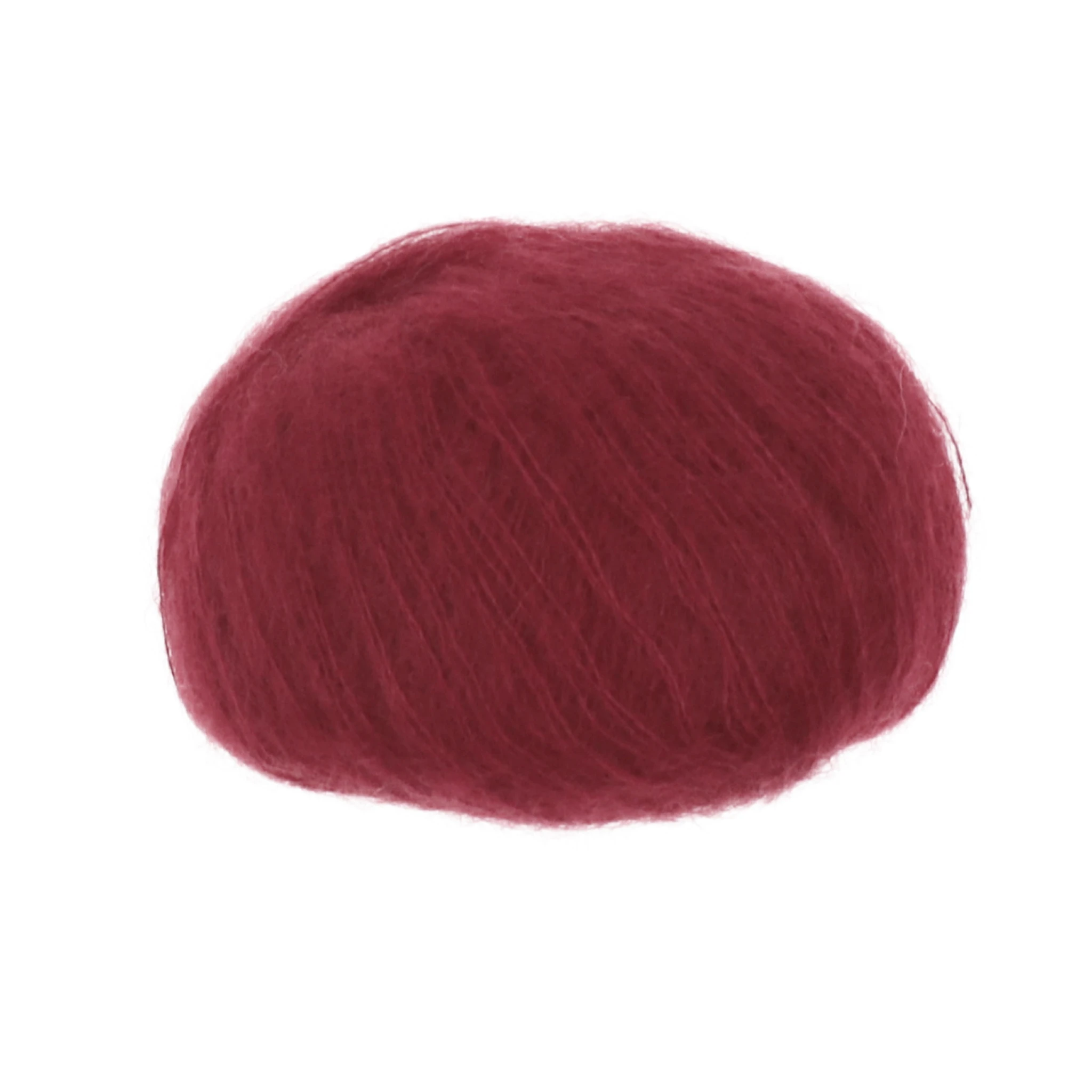 Produktbild för Silk Mohair 25 g Rosso Cardinale 6026 Lana Gatto